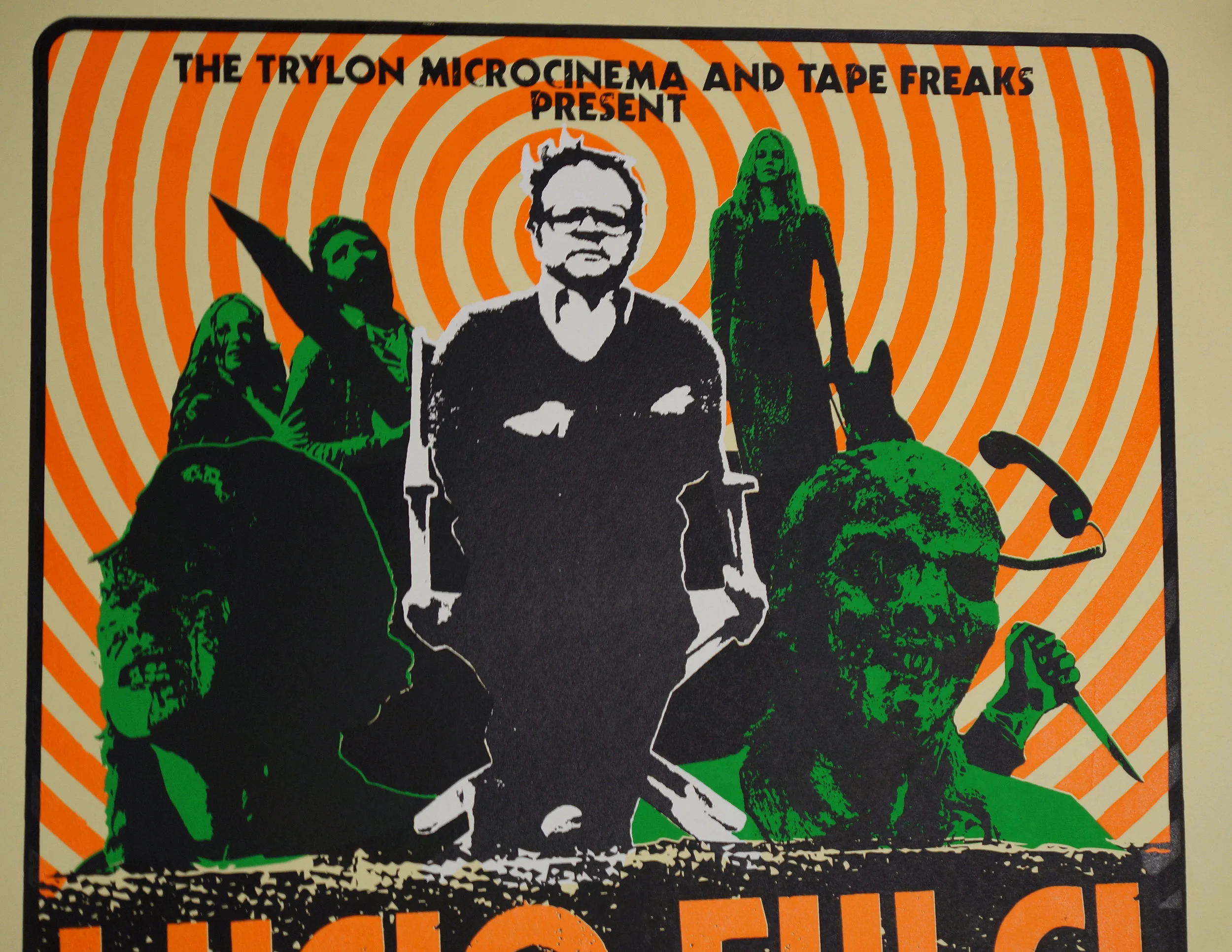 LUCIO FULCI SCREENPRINT POSTER — TIM MONSTERS! -